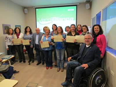Verdiblanca y Faecta  entregan los diplomas del Curso de Emprendimiento Femenino