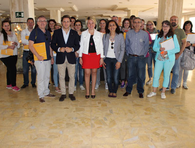 Una veintena de agencias de viaje visitan Roquetas de Mar de la mano de Luxair