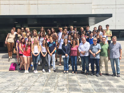 50 alumnos y 4 profesores procedentes de Alemania y Almera participan de un proyecto Erasmus+ del IES Argar 