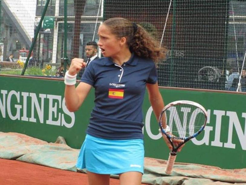 La tenista almeriense Mara Dolores Lpez ganadora de Roland Garros Sub 13 con tan solo doce aos