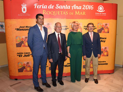 Roquetas presenta sus carteles para la Feria taurina 2016