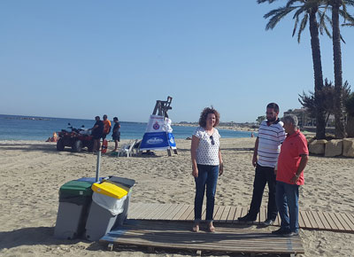 Garrucha inaugura el verano con unas playas ms accesibles, limpias y mejor vigiladas