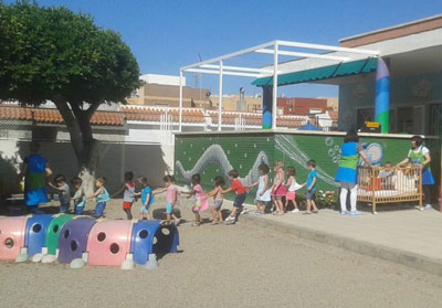 Simulacro de emergencia y evaluacin en la Escuela Infantil Los Geranios de La Gangosa