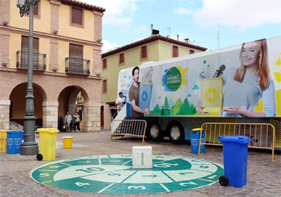 El autobs Reciclaplus de Ecoembes visita la prxima semana el municipio de Vcar