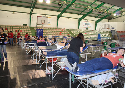 El Centro de Transfusiones inicia las colectas del mes de julio con la visita a la Base Militar lvarez de Sotomayor, en Viator  