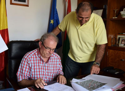 Antonio Bonilla anima a los jvenes agricultores de Vcar que se a incorporan al sector agrcola a adherirse a las ayudas de la Junta de Andaluca