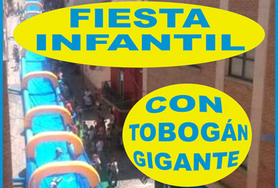 Los ms pequeos tendrn una gran fiesta infantil con tobogn gigante en Los Pinos  
