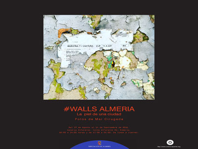 La exposicin Walls Almera La piel de una ciudad de Mar Cirugeda, muestra las historias y rincones ms recnditos de Almera