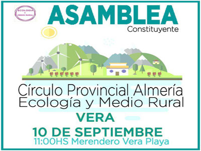 El Circulo Provincial de PODEMOS Almera convoca una asamblea constituyente sobre Ecologa y Medio Ambiente