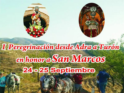 I Peregrinacin desde Adra a Turn en honor a San Marcos los prximos 24 y 25 de septiembre