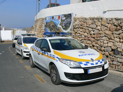 Descenso de las denuncias registradas en la polica local de Mojcar durante este verano