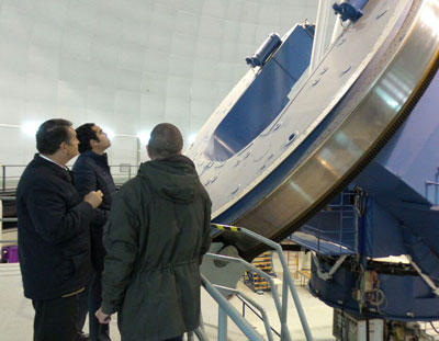 Sanz destaca el esfuerzo del Gobierno de Espaa para garantizar la viabilidad de Calar Alto como centro astronmico pionero
