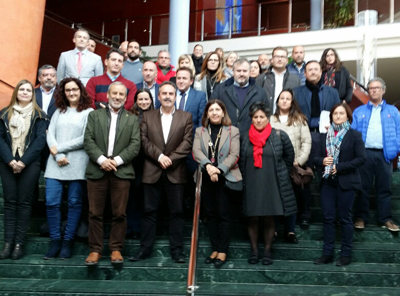 El delegado de turismo de la junta, Alfredo Valdivia, se rene en Mojcar con alcaldes y empresarios del levante