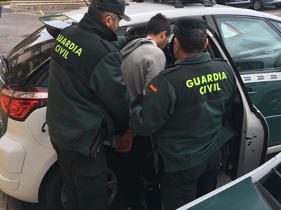 Detenidos tres peligrosos delincuentes con una gran actividad delictiva