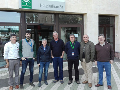 El Diputado Nacional, Diego Cañamero, visita el hospital de Poniente para conocer de primera mano “las carencias de la sanidad pública en Almería”
