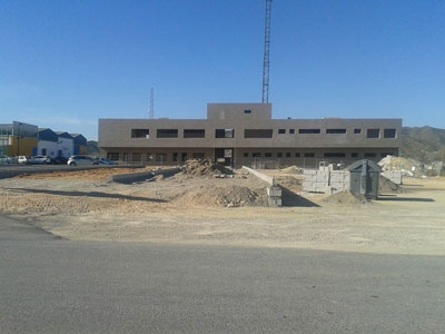 Las obras de construccin del nuevo centro de salud de Arboleas avanzan a buen ritmo