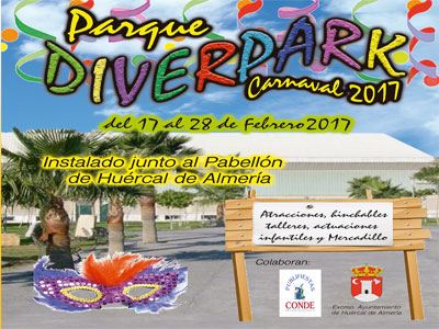Diverpark vuelve a Hurcal de Almera para que los ms pequeos disfruten de los Carnavales con juegos y actividades