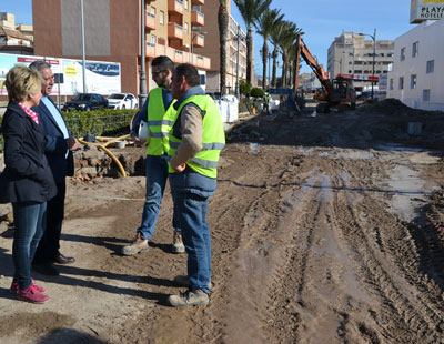 Avanzan las obras para la mejora de infraestructuras hidrulicas en distintos barrios