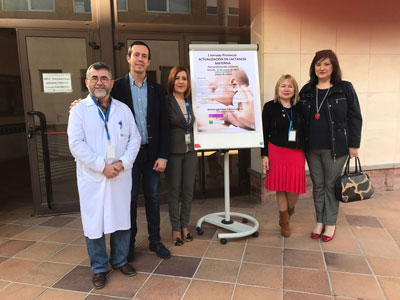 El Hospital de Poniente y Lactalmería organizan una jornada formativa para la promoción de la lactancia materna 