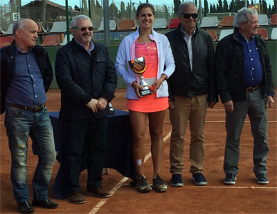 La almeriense Eva Guerrero se adjudica su primer ttulo de la temporada ganando el ITF Jnior de Vinaroz (Castelln) 
