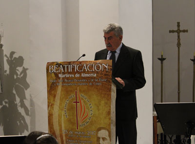 Eugenio Snchez ofrece el XVIII Pregn de Semana Santa de Hurcal de Almera