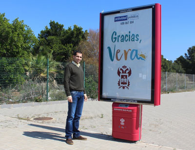 Noticia de Almería 24h: Renovación de marquesinas y soportes publicitarios en las calles de Vera