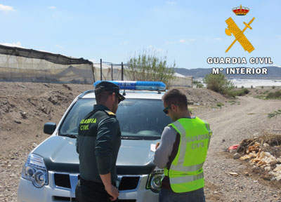 La Guardia Civil investiga a tres personas por robo con fuerza en un almacn agrcola en El Barranquete (Njar)