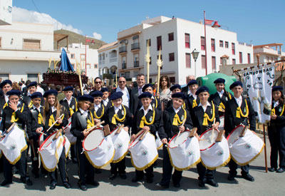 Noticia de Almería 24h: Carboneras vive con emoción la Procesión de la Borriquita y la María Santísima de la Angustias