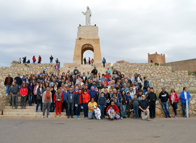 Ms de cien personas en la visita guiada de Amigos de la Alcazaba por las Murallas de Almera