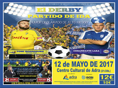 Noticia de Almería 24h: “El Derby” se juega el próximo 12 de mayo en el Centro Cultural de Adra