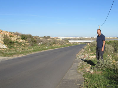 IU Roquetas presenta una propuesta para la mejora del camino rural a San Agustn