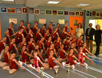 Vera volcada con la Escuela de Danza que compite en la fase final del Concurso Nacional de Danza este fin de semana
