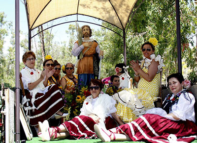 Tabernas celebra su tradicional Romera de San Isidro 