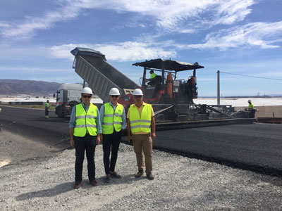 Las obras de la variante de Roquetas de Mar se encuentran al 80% de su ejecucin