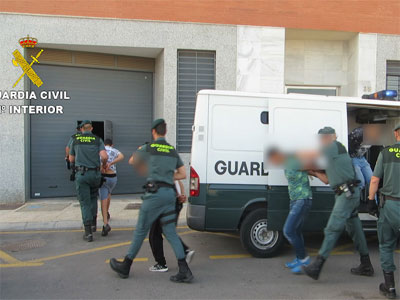 La Guardia Civil desarticula un grupo criminal especializado en el robo de viviendas