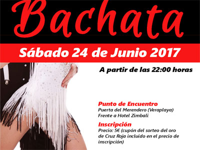 Noticia de Almería 24h: I MasterClass de Bachata solidaria con la Cruz Roja de Vera