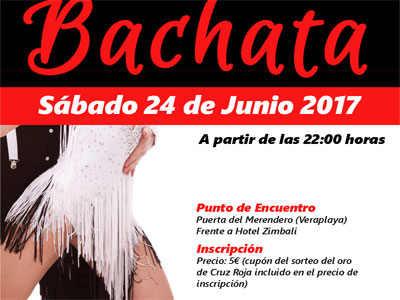 Noticia de Almera 24h: I MasterClass de Bachata solidaria con la Cruz Roja de Vera