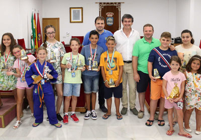 Reconocimiento a los abderitanos participantes en el Campeonato de Andaluca de Judo