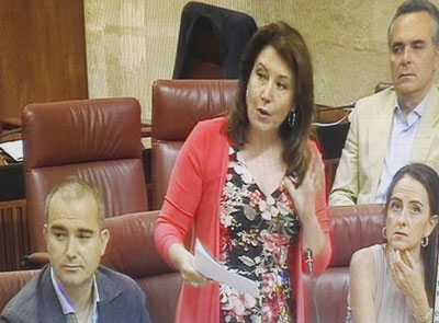 Noticia de Almería 24h: La popular Carmen Crespo reprocha al consejero su “falta de compromiso con la solución definitiva al corte de agua en el Bajo Andarax”