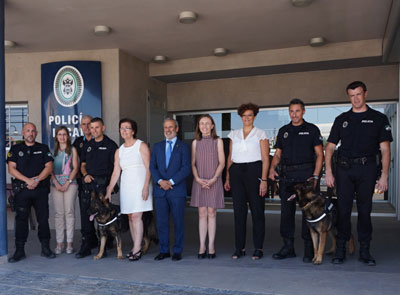 La Unidad Canina de la Policía Local de Vera presenta un vídeo para dar a conocer su labor