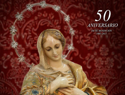La Inmaculada Concepción procesionará por Peñarrodada el 23 de julio en el 50 aniversario de su bendición 