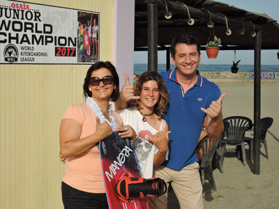 La mojaquera Osaa Reding Campeona del Mundo del Kitesurf Junior