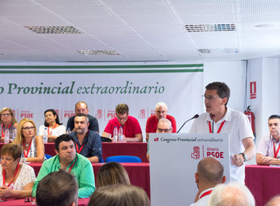 El PSOE de Almera aprueba la lista de delegados al Congreso Regional que encabeza Jos Luis Snchez Teruel