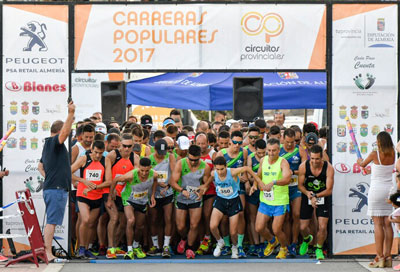 Villaricos ana turismo y deporte con la llegada del Circuito de Carreras Populares al municipio