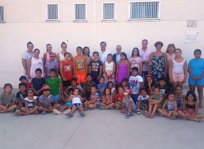 Noticia de Almería 24h: Visita institucional a la Escuela de Verano de Vera