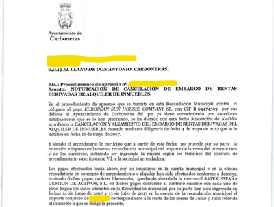 El Ayuntamiento de Carboneras califica de falsas y torticeras las acusaciones del PSOE sobre el desahucio de vecinos del Llano