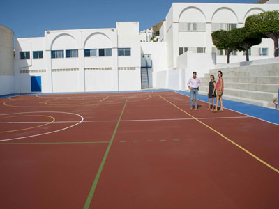 Noticia de Almería 24h: El Colegio San Antonio de Padua inicia año escolar con nueva pista polideportiva