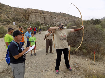 Noticia de Almera 24h: Rioja regresa al pasado recreando la caza prehistrica 