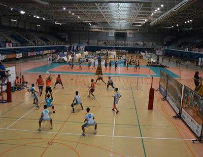 El Palacio de los Juegos Mediterrneos respira voleibol con la Preseason Cup de Mintonette