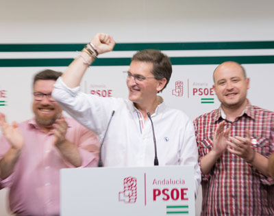 Jos Luis Snchez Teruel, Secretario General Electo del PSOE de Almera
